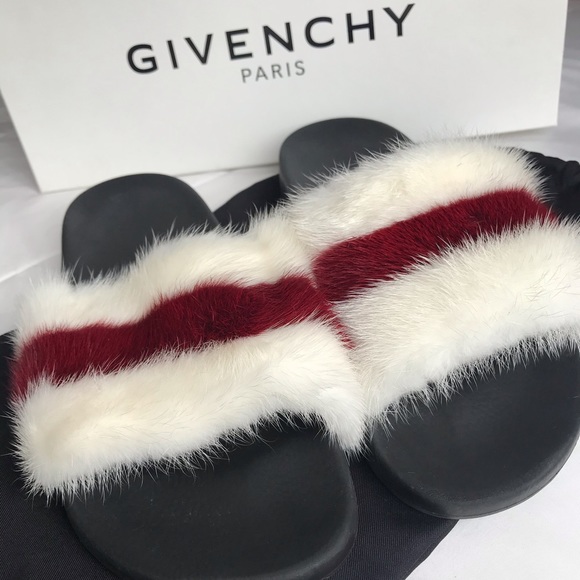 Givenchy Mink slides, size 11B - Picture 1 of 7